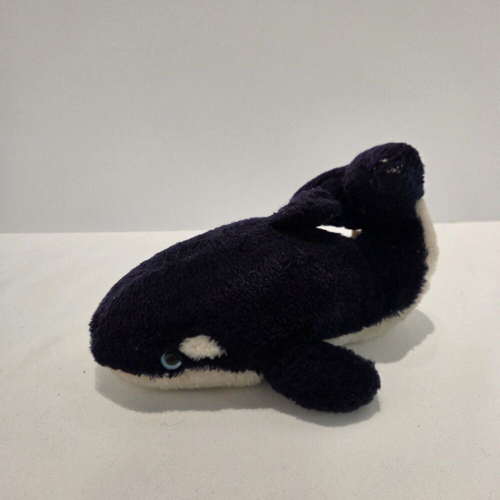 Dakin 1975 Orca Whale Shamu Vintage Plush Stuffed Animal 8"